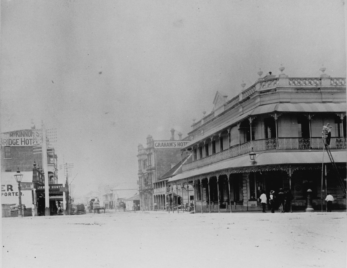 Stanley Street, South Brisbane, in 1889