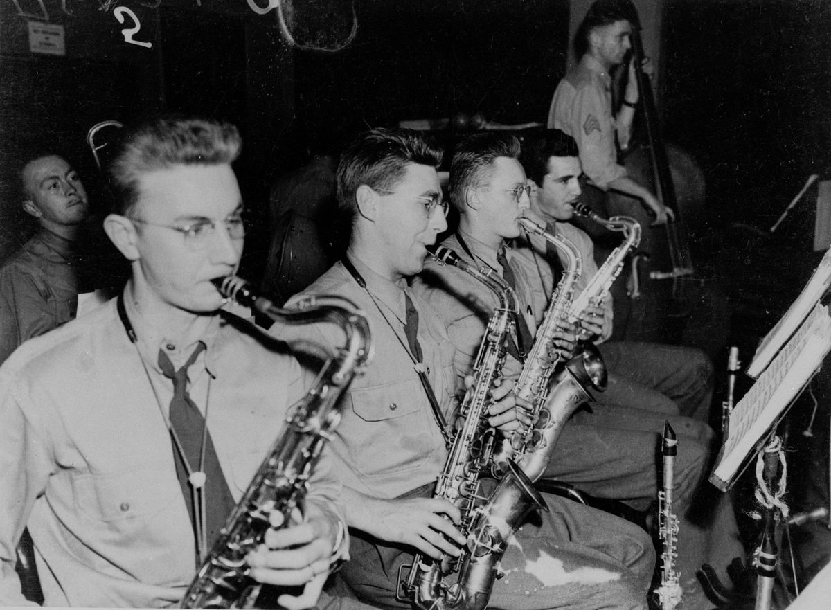U.S. Army Band saxophonists