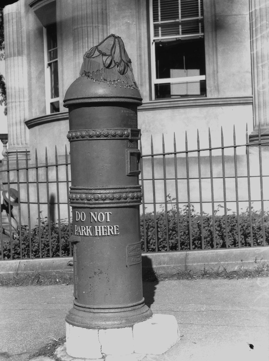 Pillar letterbox, 1941