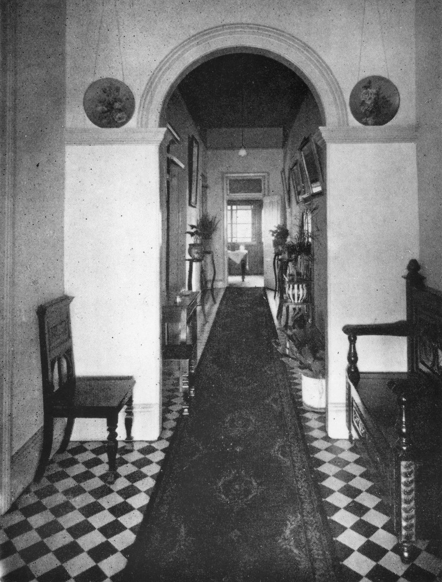 Hallway at Dalveen, a home in New Farm, Brisbane, 1922