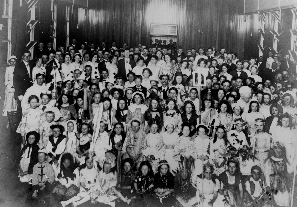 Fancy dress ball at the Crystal Palace, Windsor, Brisbane, 1913