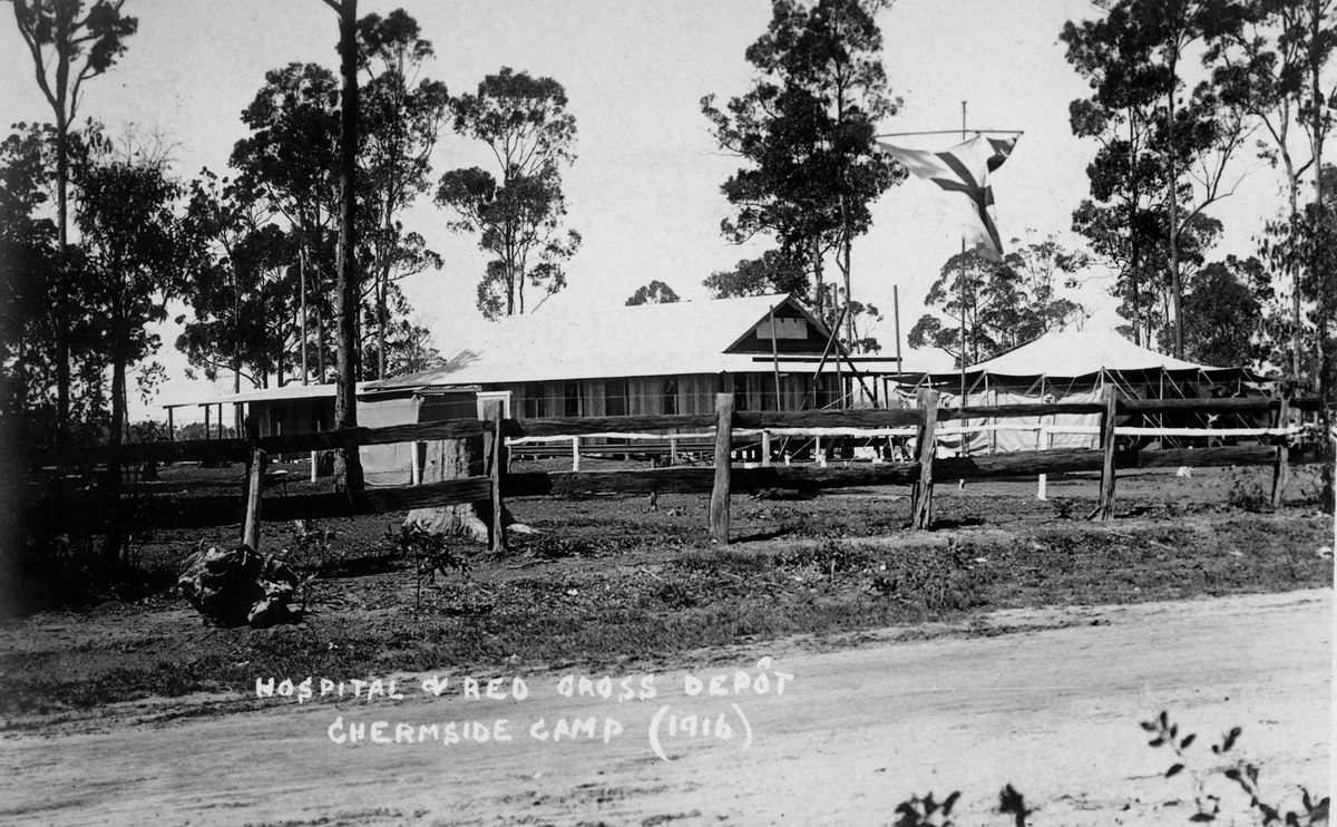 Hospital and Red Cross Depot, Chermside Military Camp, 1916