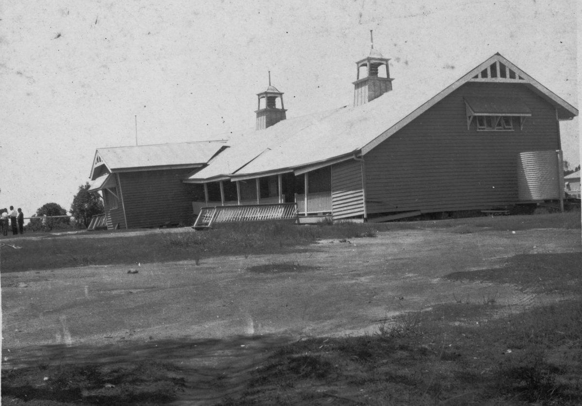 Virginia State School after a storm, Brisbane, January 1924