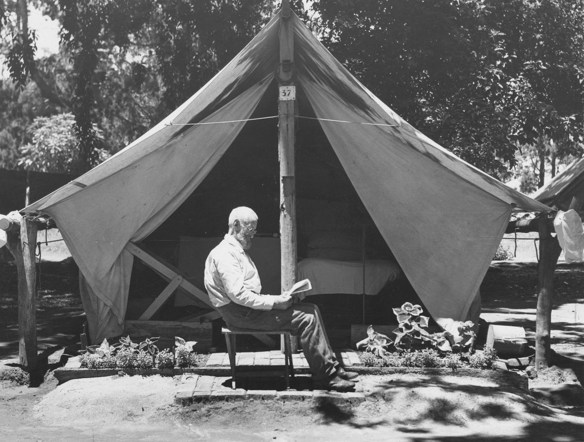 Resident of Dunwich Benevolent Asylum, Stradbroke Island, 1938