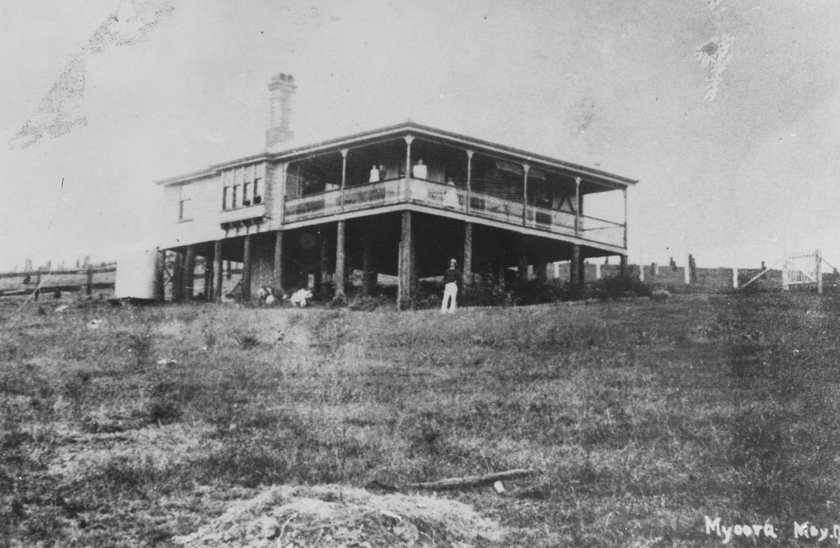 Myoora homestead in Greenslopes, 1892