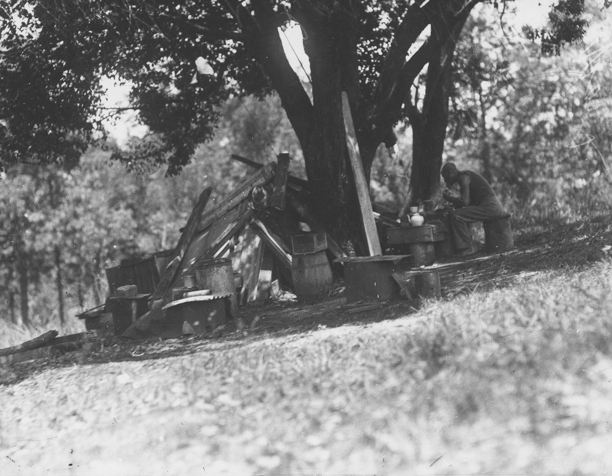 Unemployed camp, Dutton Park, Brisbane, 1932