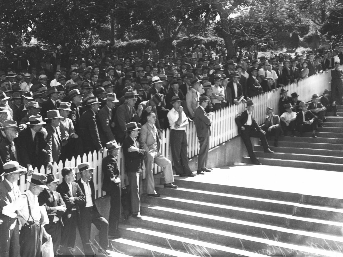 Unemployed meeting, Brisbane, September 1938