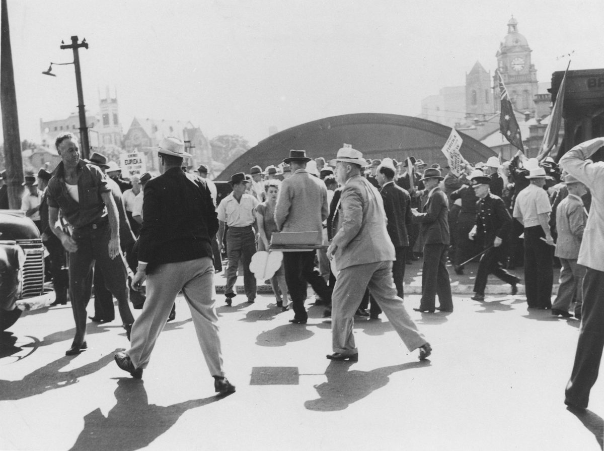 Railway Workers' strike, Brisbane, 1948