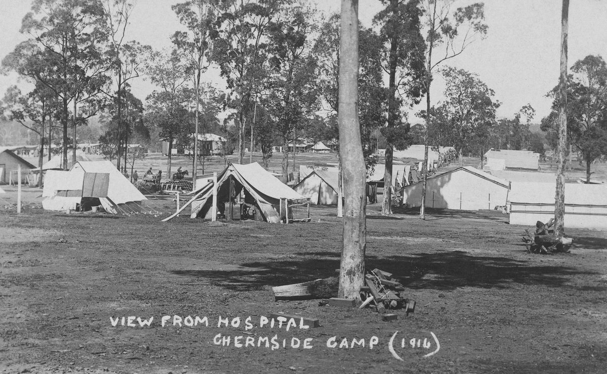 Chermside Army Camp during WWI, 1914