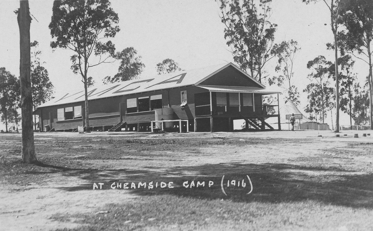 YMCA amenities hut at Chermside Army Camp, 1916