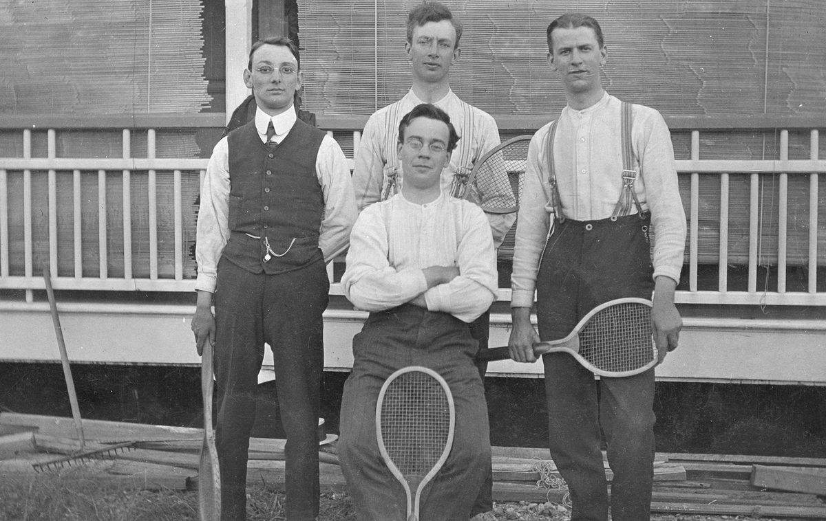 Methodist Home Mission tennis players from England in Brisbane, 1912