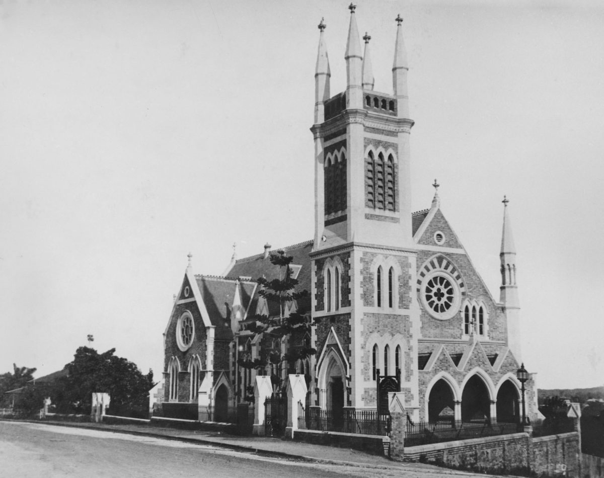 Second Wickham Terrace Presbyterian Church in Brisbane, 1890