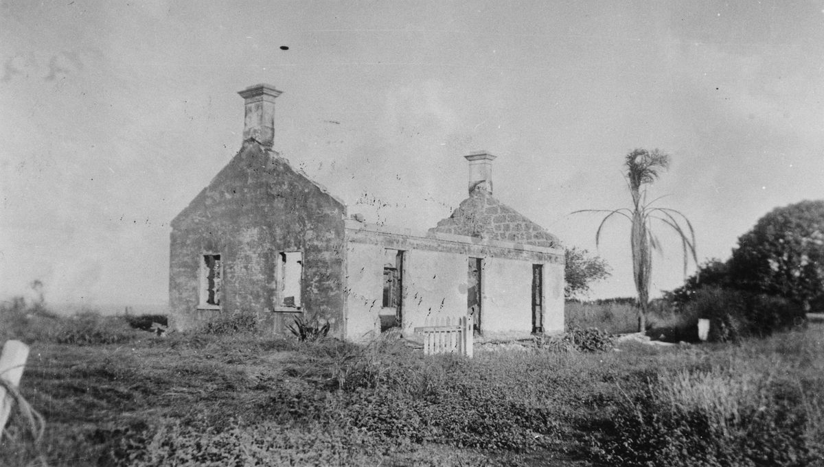 Remains of a stone house on St. Helena Island, 1939