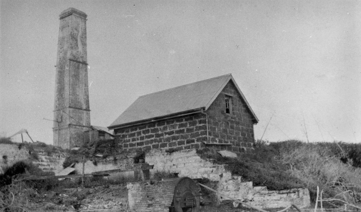 Sugar mill ruins on St.. Helena Island, 1928