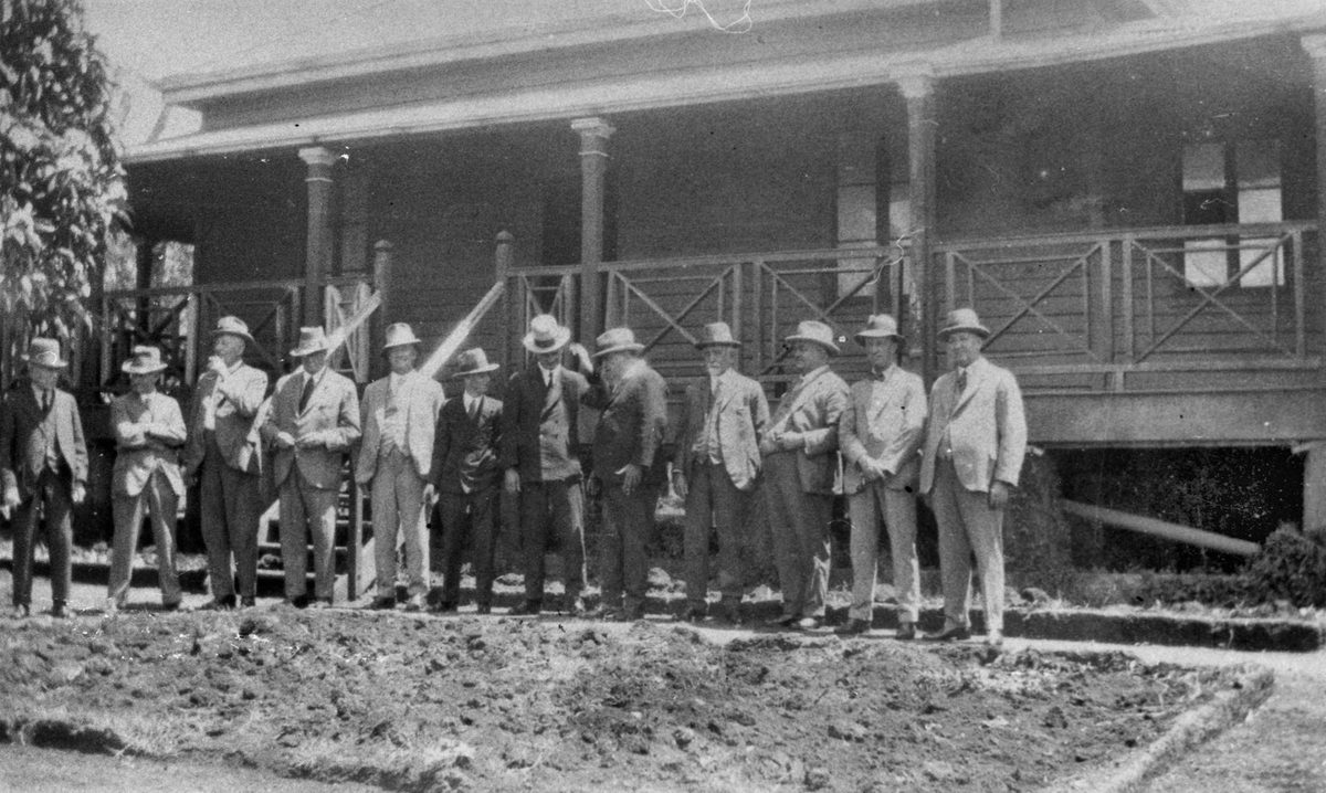 Government officials visiting St. Helena, 1928