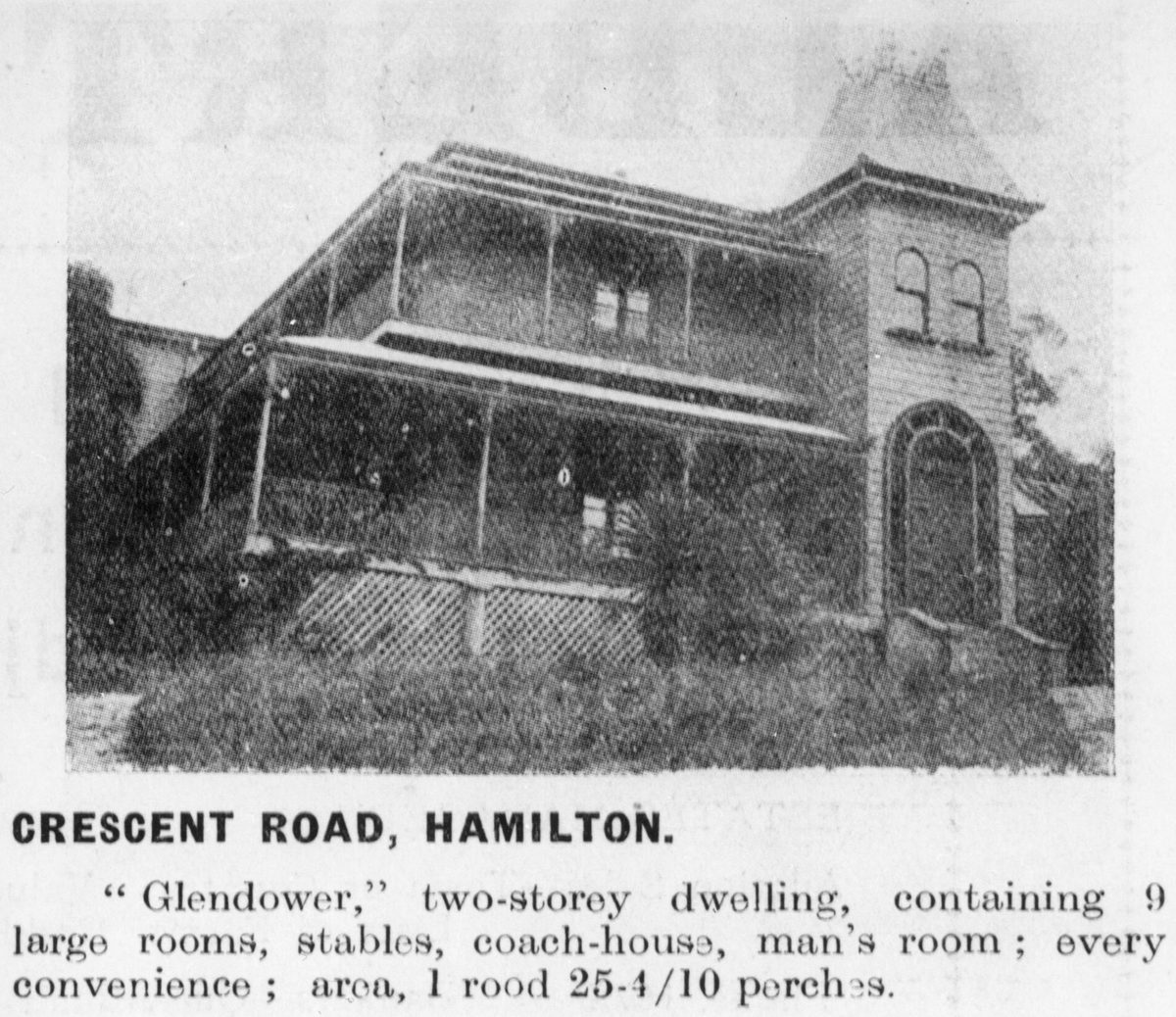 Hamilton residence, Glendower in Brisbane, Queensland, 1909