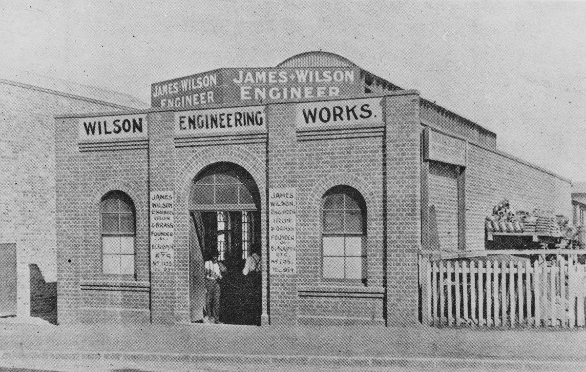 Wilson Engineering Works, Elizabeth Street, Brisbane, 1902