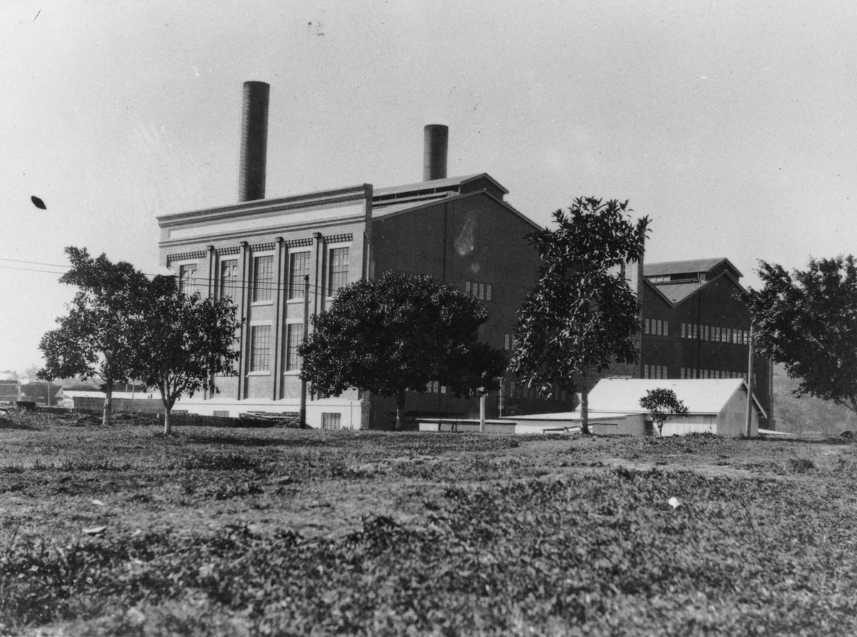 Tramway Power House at New Farm, Brisbane, 1929