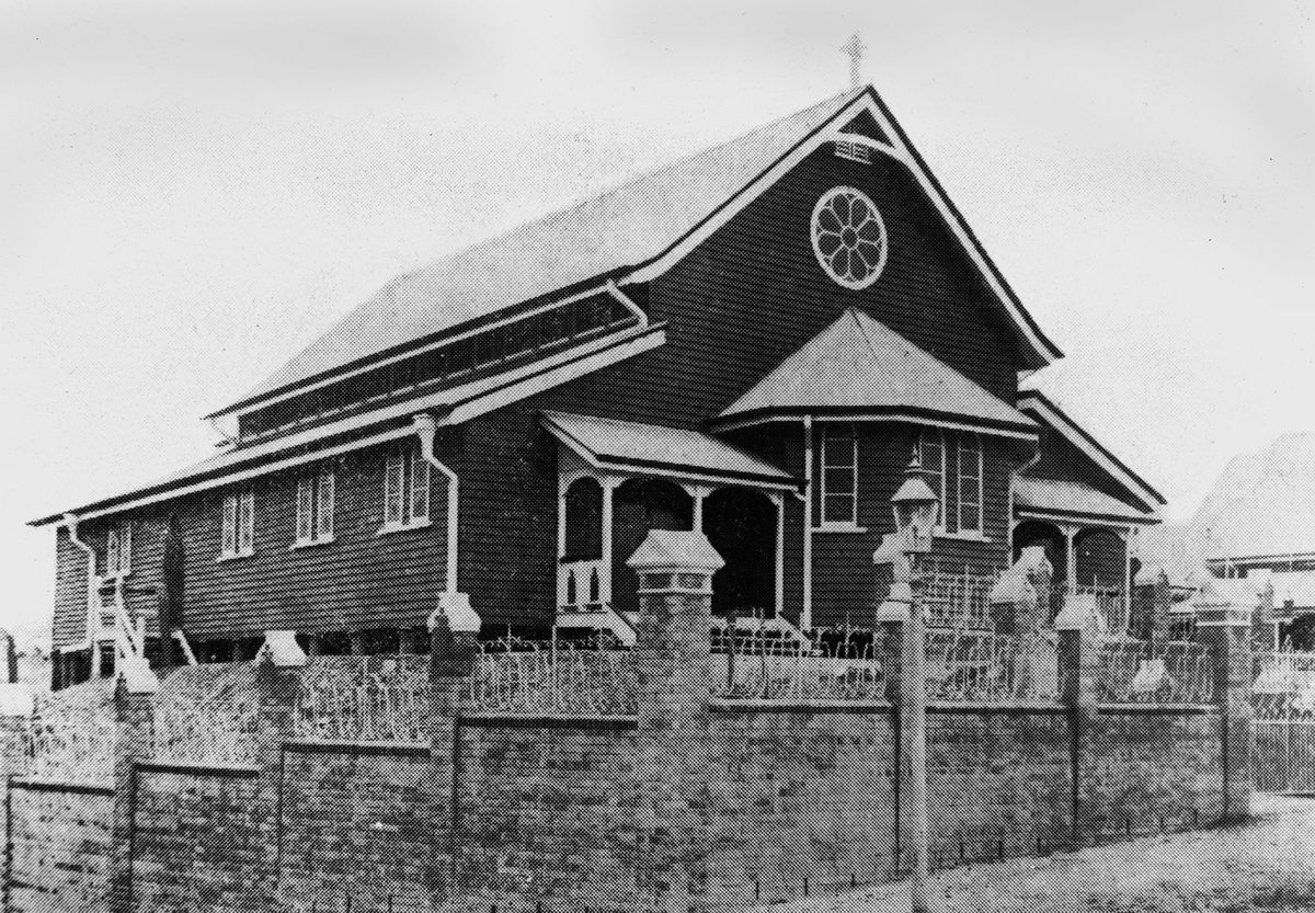 Sacred Heart Church at Rosalie in 1914