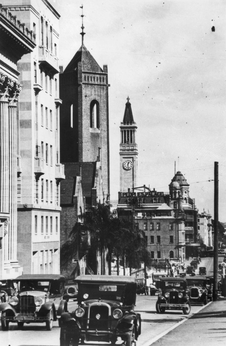 Section of Ann Street between Wharf and Creek Street, 1933