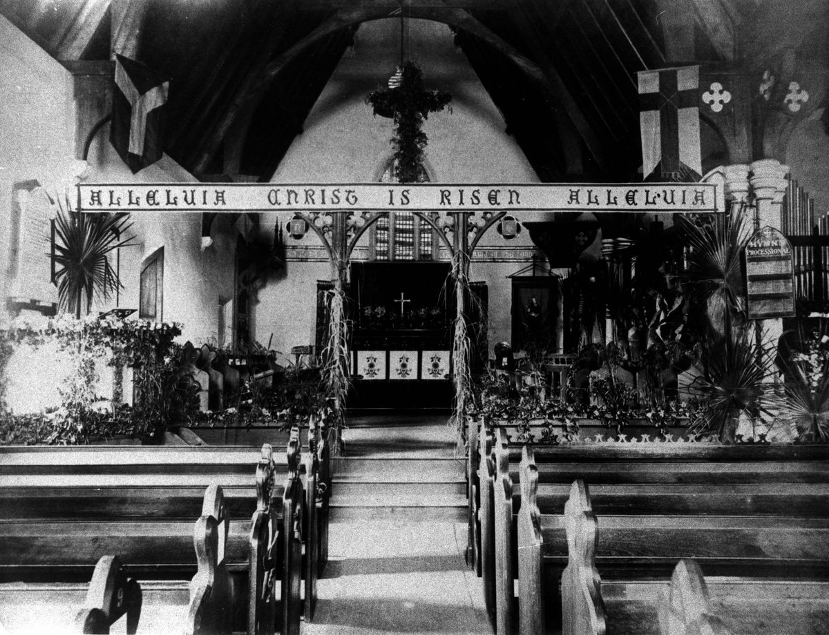 Interior of St John's Anglican Pro Cathedral in Brisbane in 1889