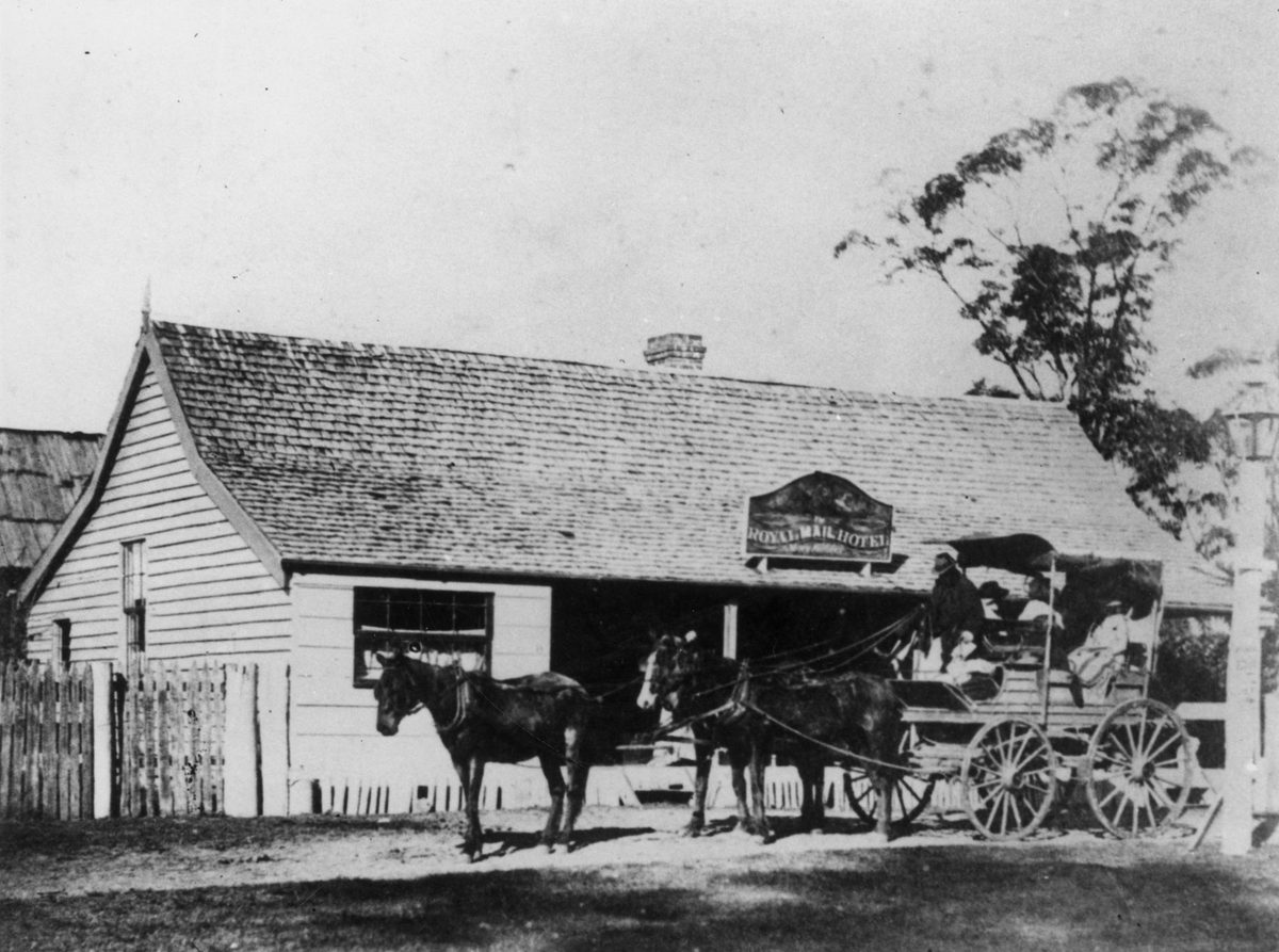 Royal Mail Hotel, Tingalpa, Brisbane, 1876