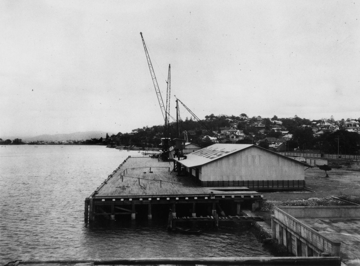 New Hamilton Wharf, Brisbane, 1930