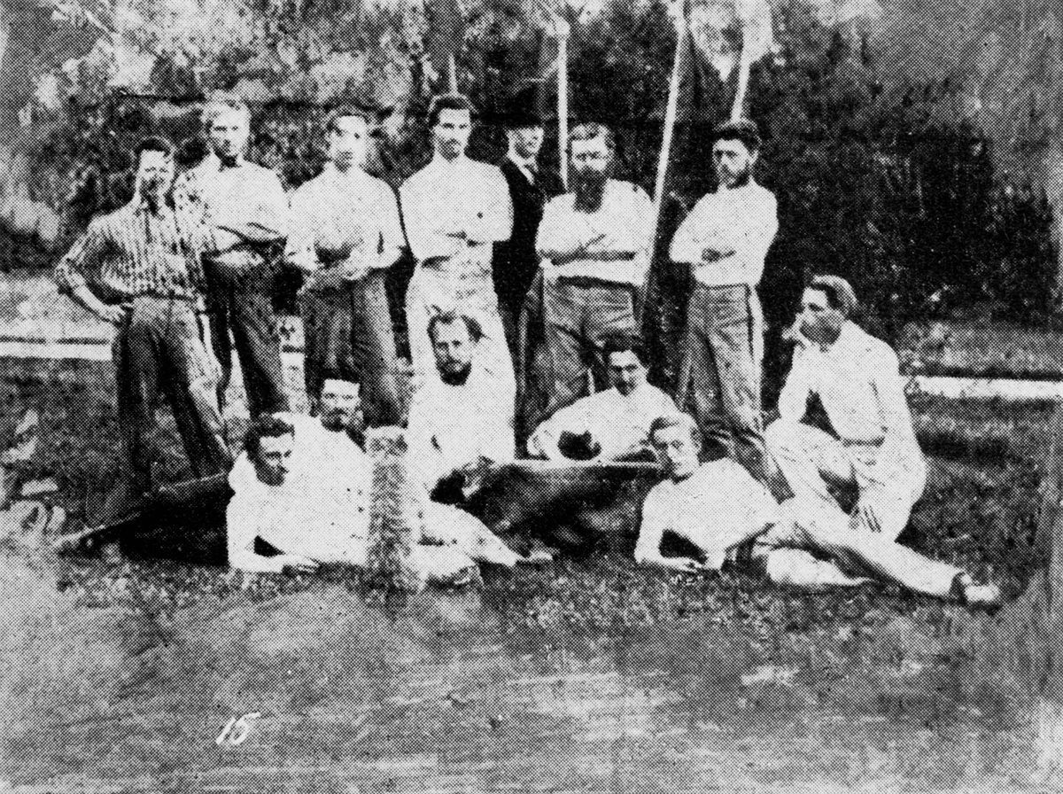 Brisbane football team, 1870
