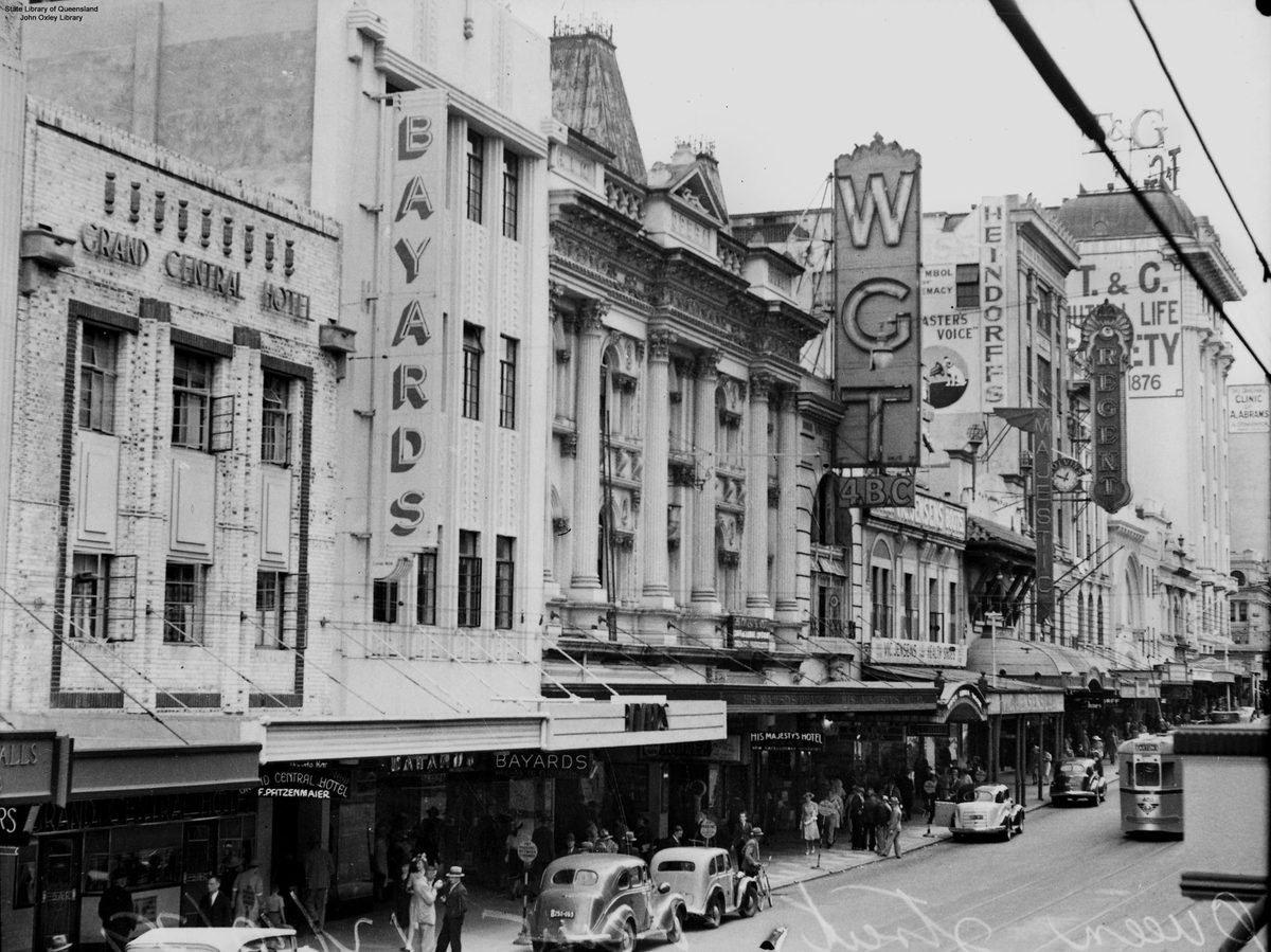 Queen Street, Brisbane, Queensland, 1939