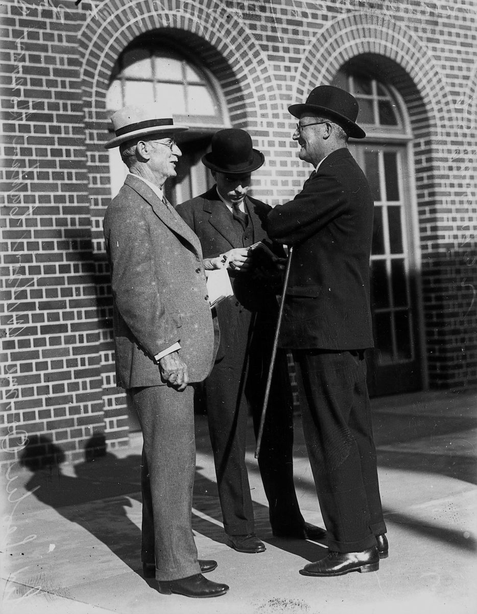 Governor of Queensland, Sir Leslie Orme Wilson, at Ascot races, Brisbane, 1932