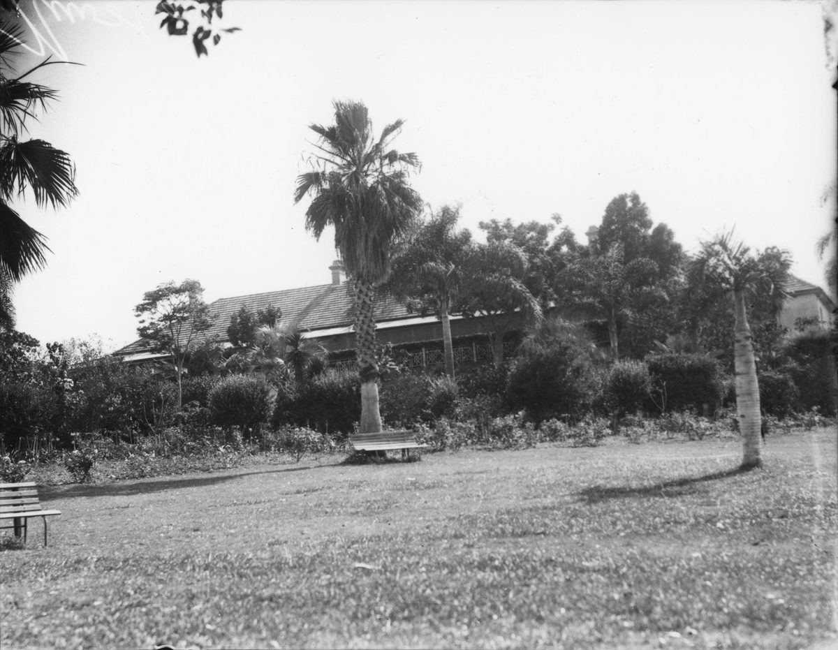 Gardens and lawns of Newstead House, 1935