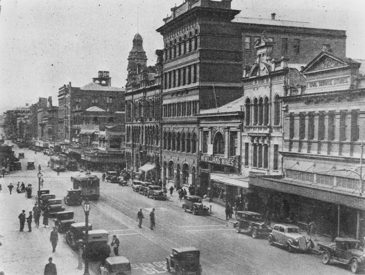 View of Adelaide Street, 1935