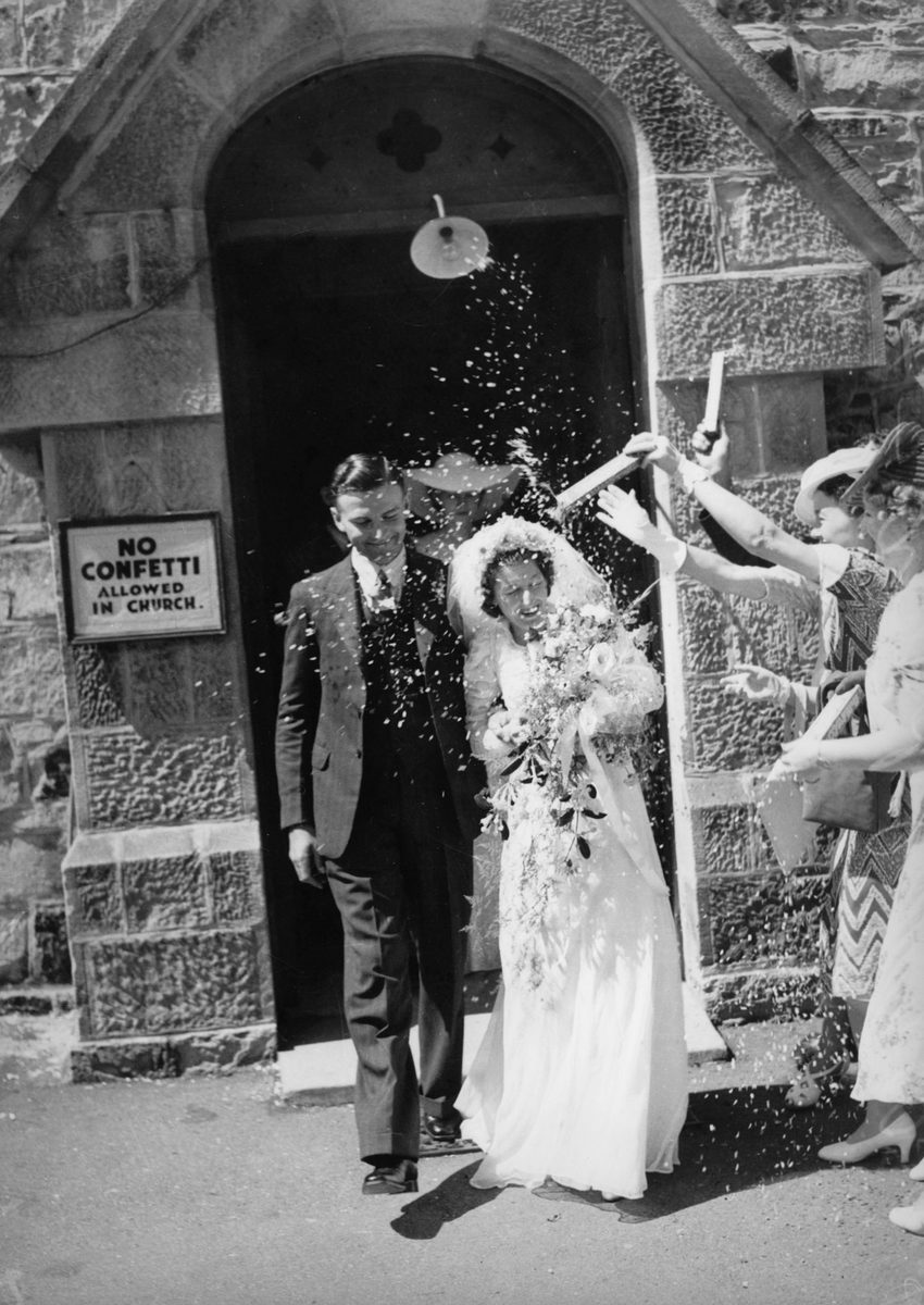 Confetti shower