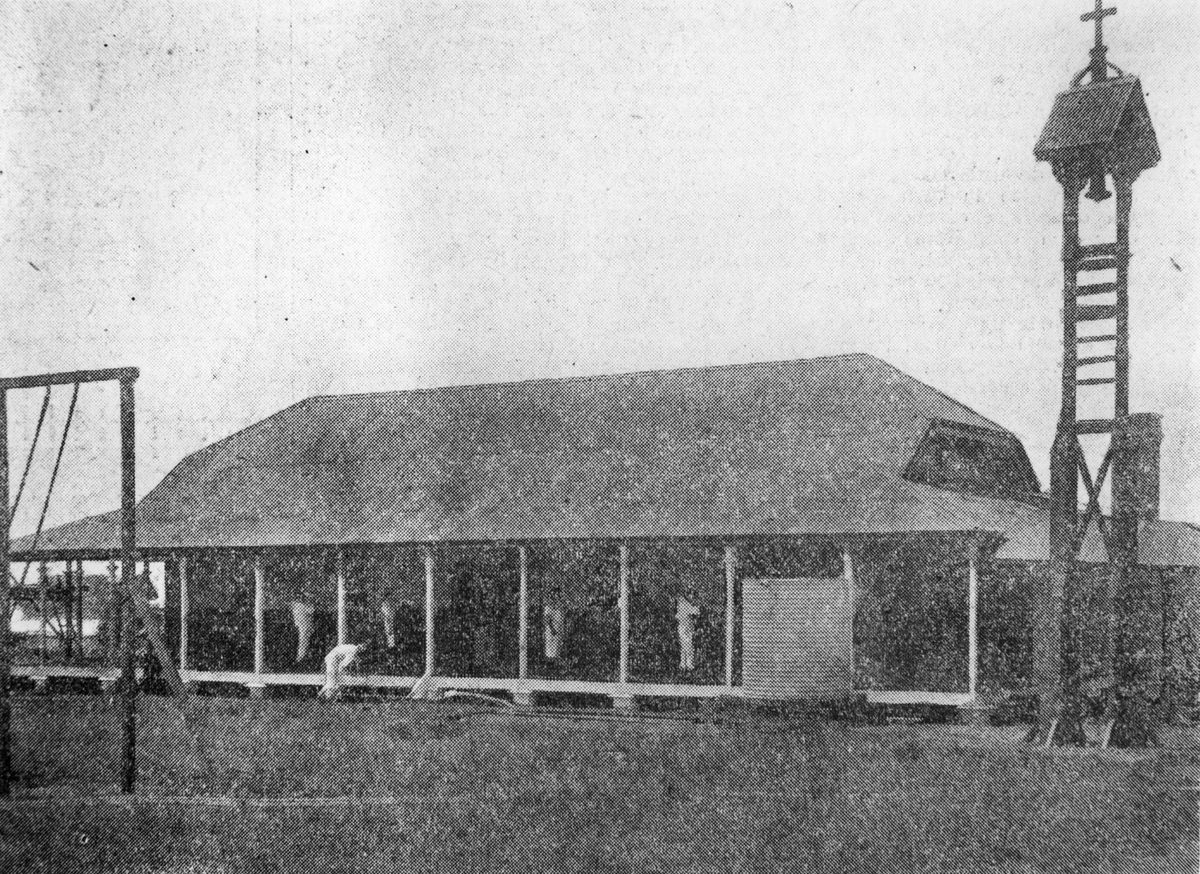 Construction work at St. Vincent's Orphanage, Nudgee, 1906