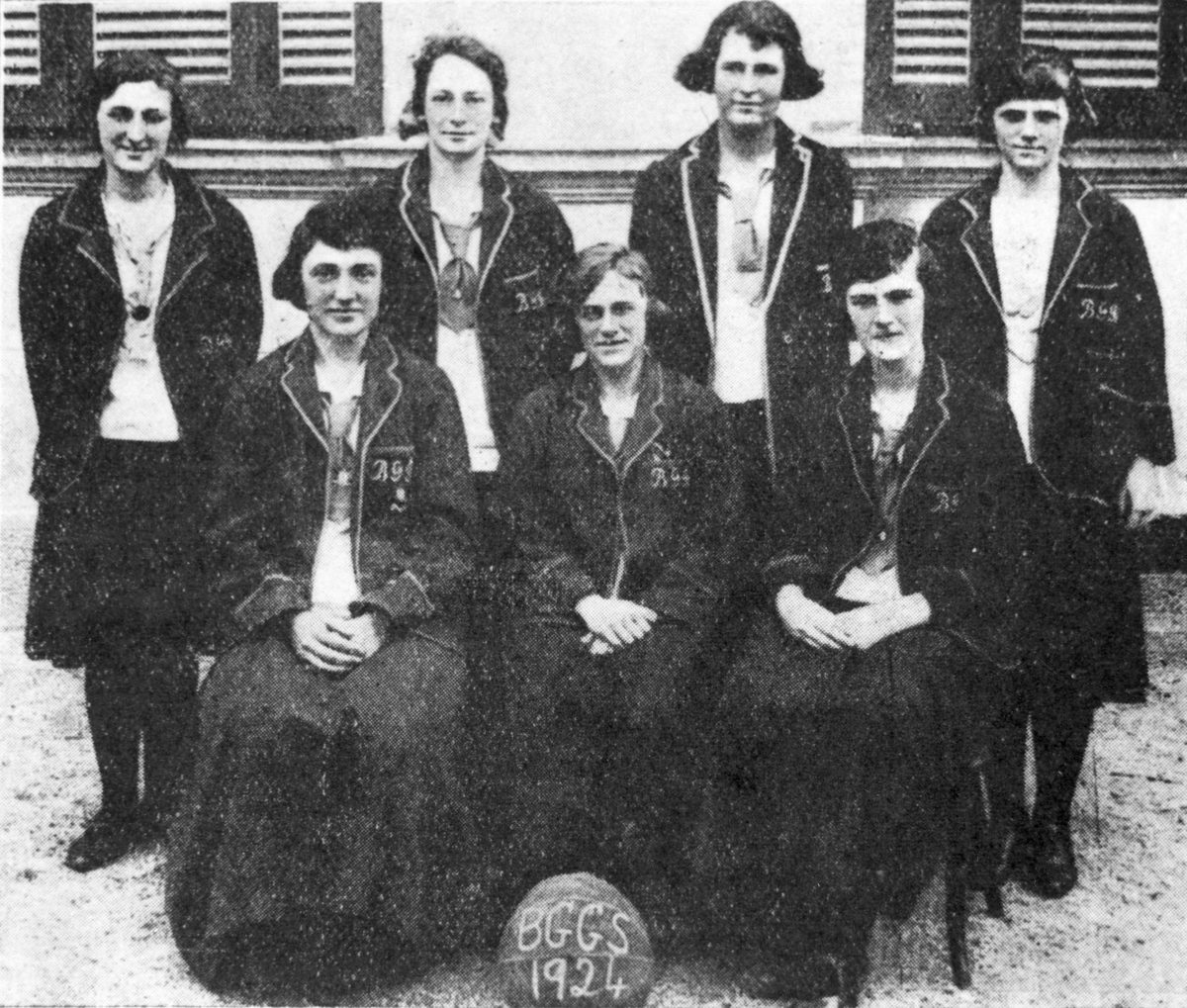 Brisbane Girls Grammar School basket ball team, 1924