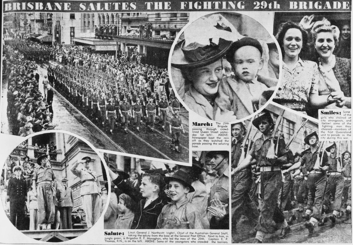 Brisbane salutes the Fighting 29th Brigade, 1944