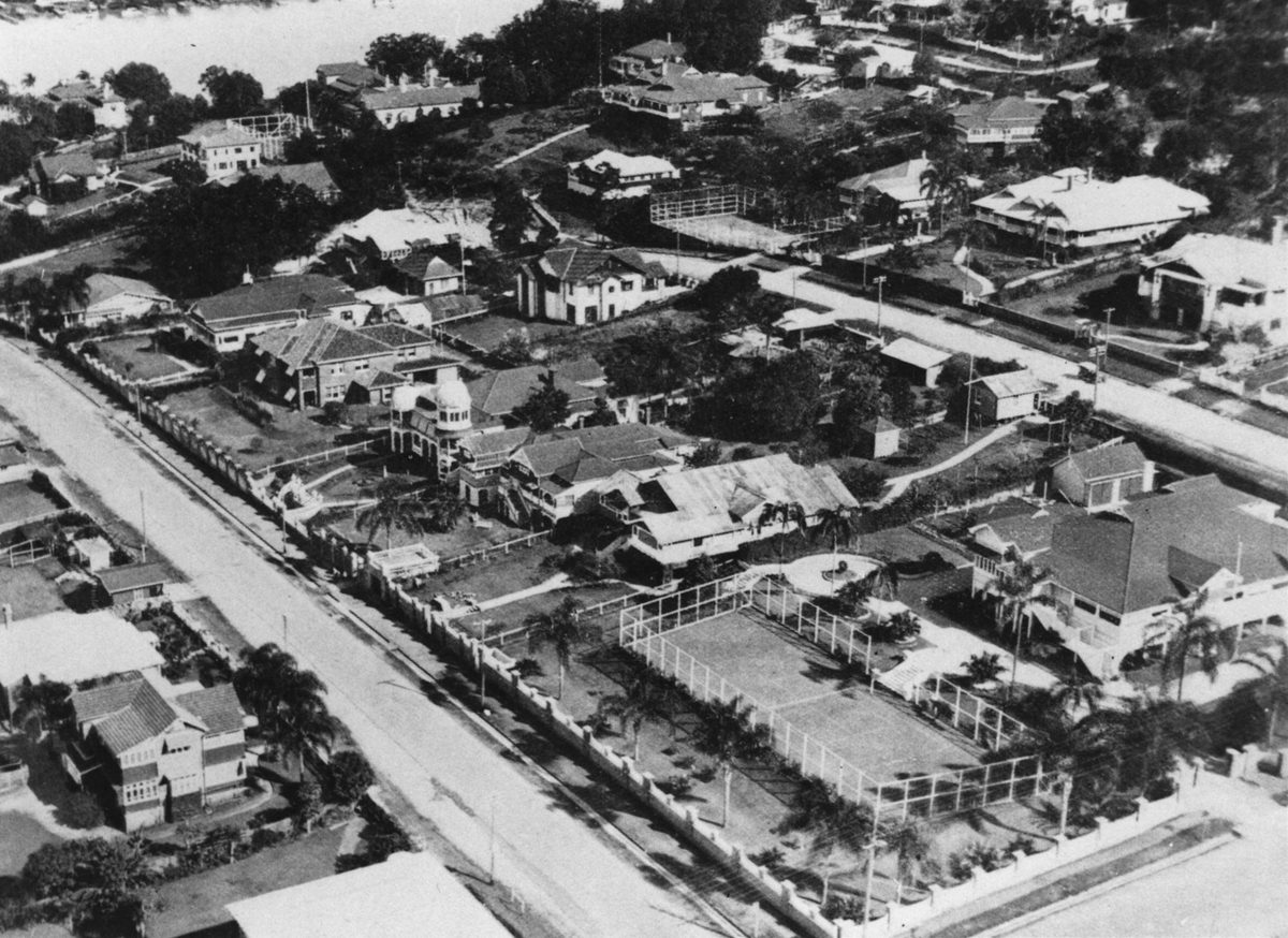 Suburb of Hamilton from the air, Brisbane, Queensland, 1930