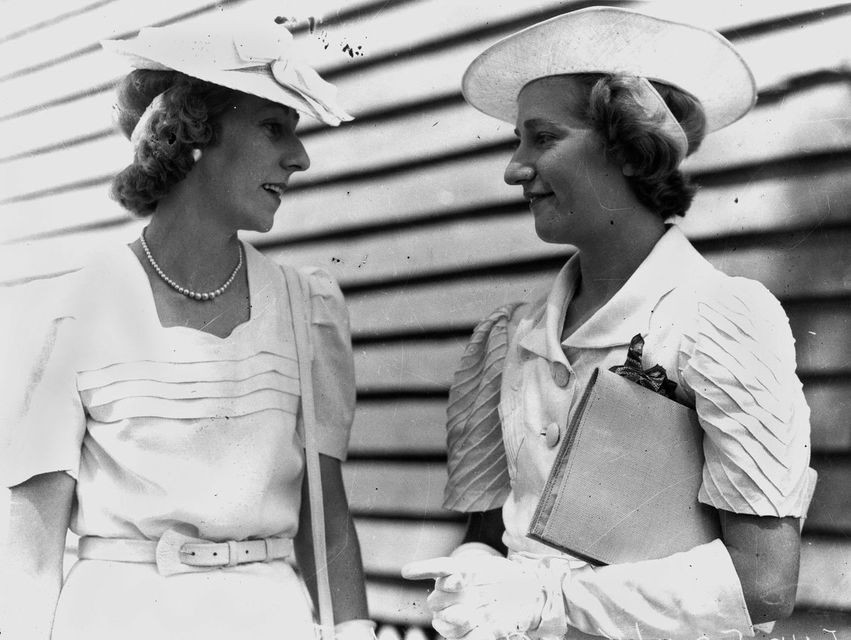 Ena and Hazel Faulkner, 1939