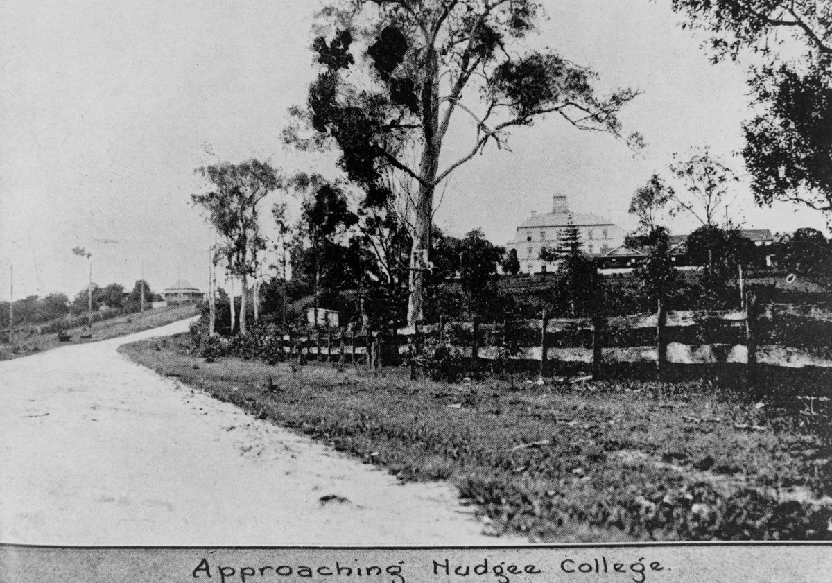 Road between Brisbane and Sandgate passing St Joseph's College at Boondall, Brisbane, 1921