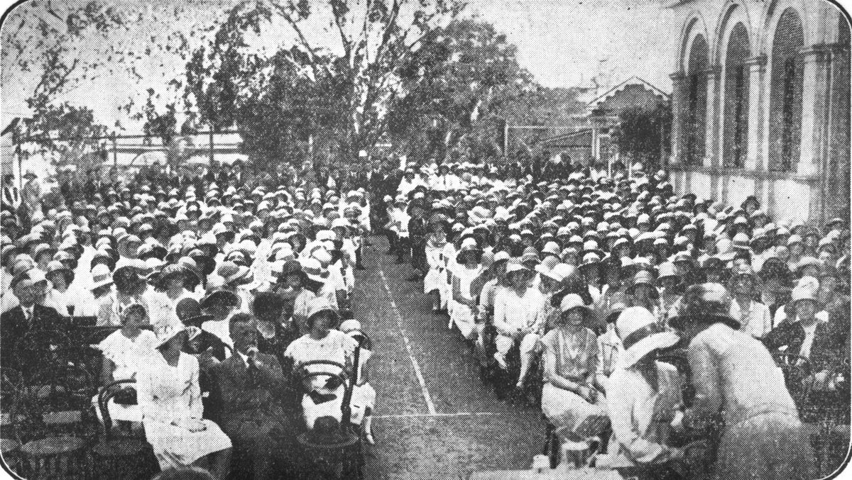 Speech day at Brisbane Girls Grammar School, 1929