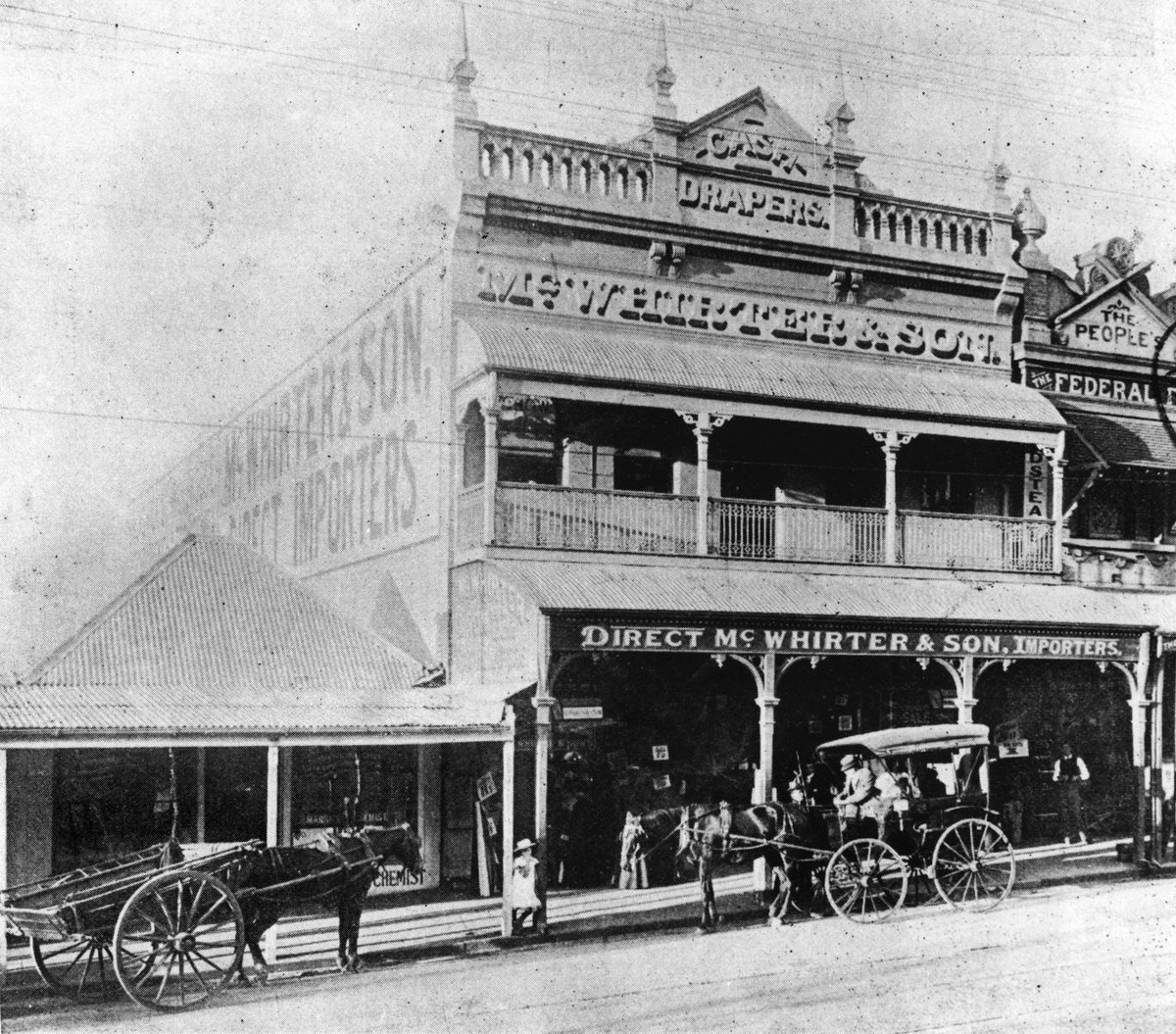 McWhirter & Son Drapery warehouse in Brunswick Street, Fortitude Valley