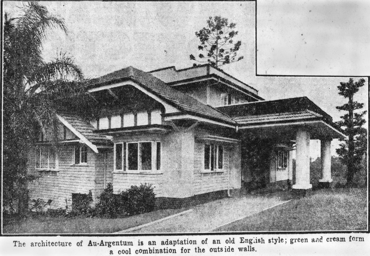 Taringa residence, Au-Argentum, 1932