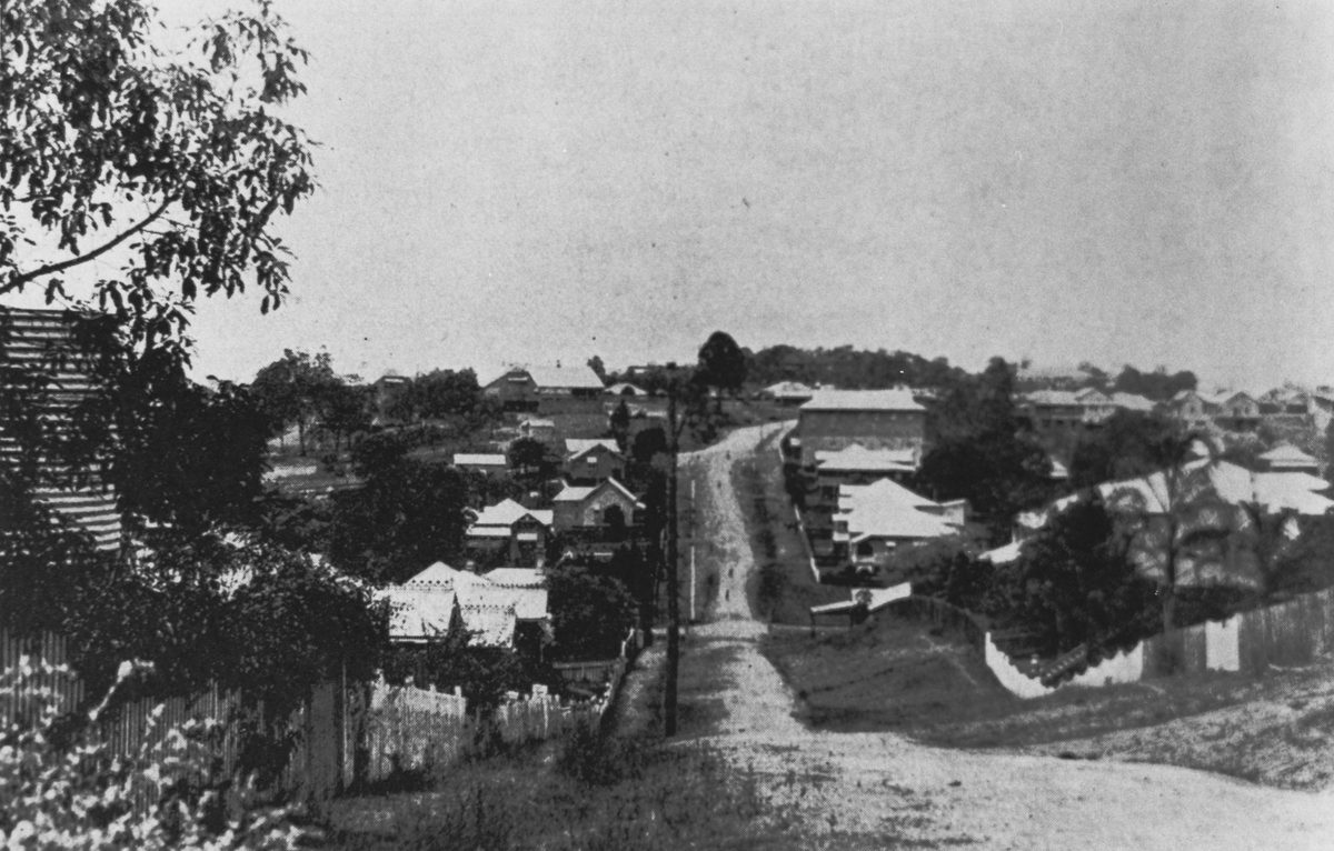Undulating Frederick Street in Taringa, Brisbane, 1923