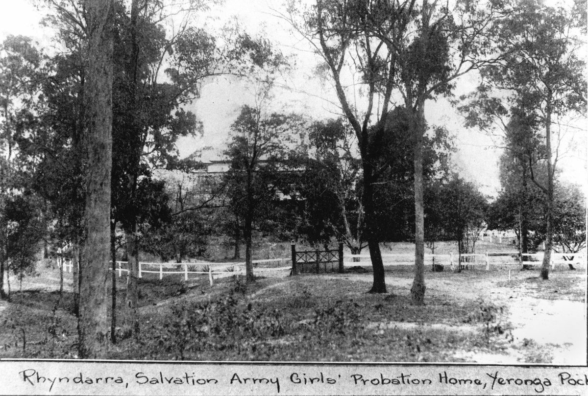 Rhyndarra, Salvation Army Girls' Probation Home, at Yeronga Pocket, 1923