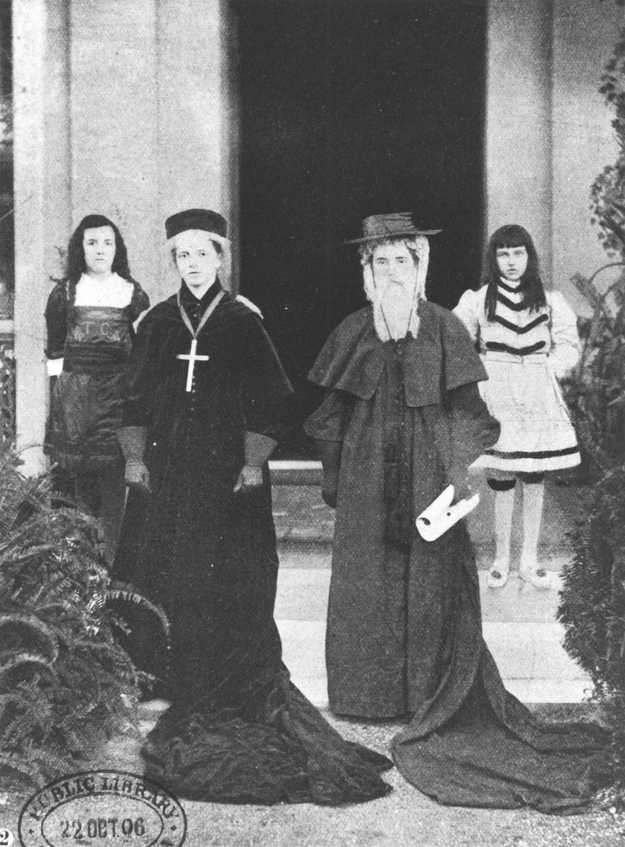Brisbane Girls Grammar School students in costume, 1906