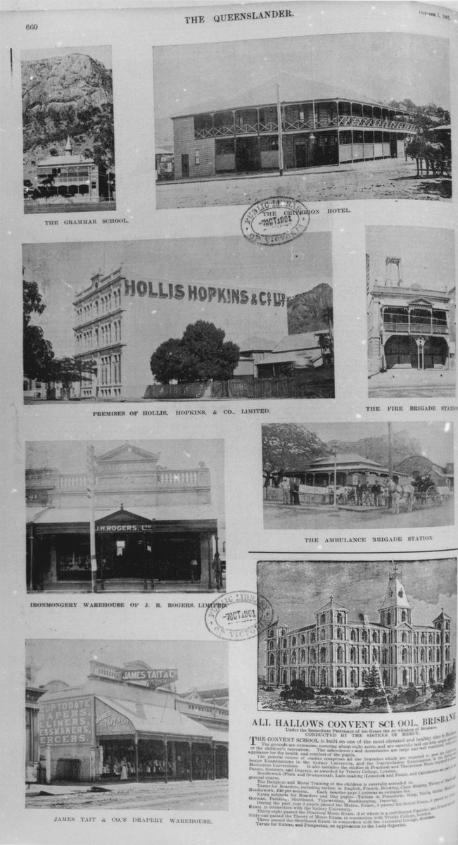 Hollis, Hopkins & Co. Ltd. Brisbane, 1901 Queensland