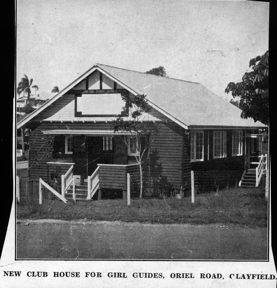Girl Guides' hut at Clayfield, Brisbane, 1929