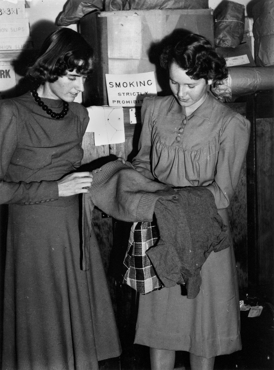 Volunteers from the Women of the University War Work Group, Brisbane, 1942