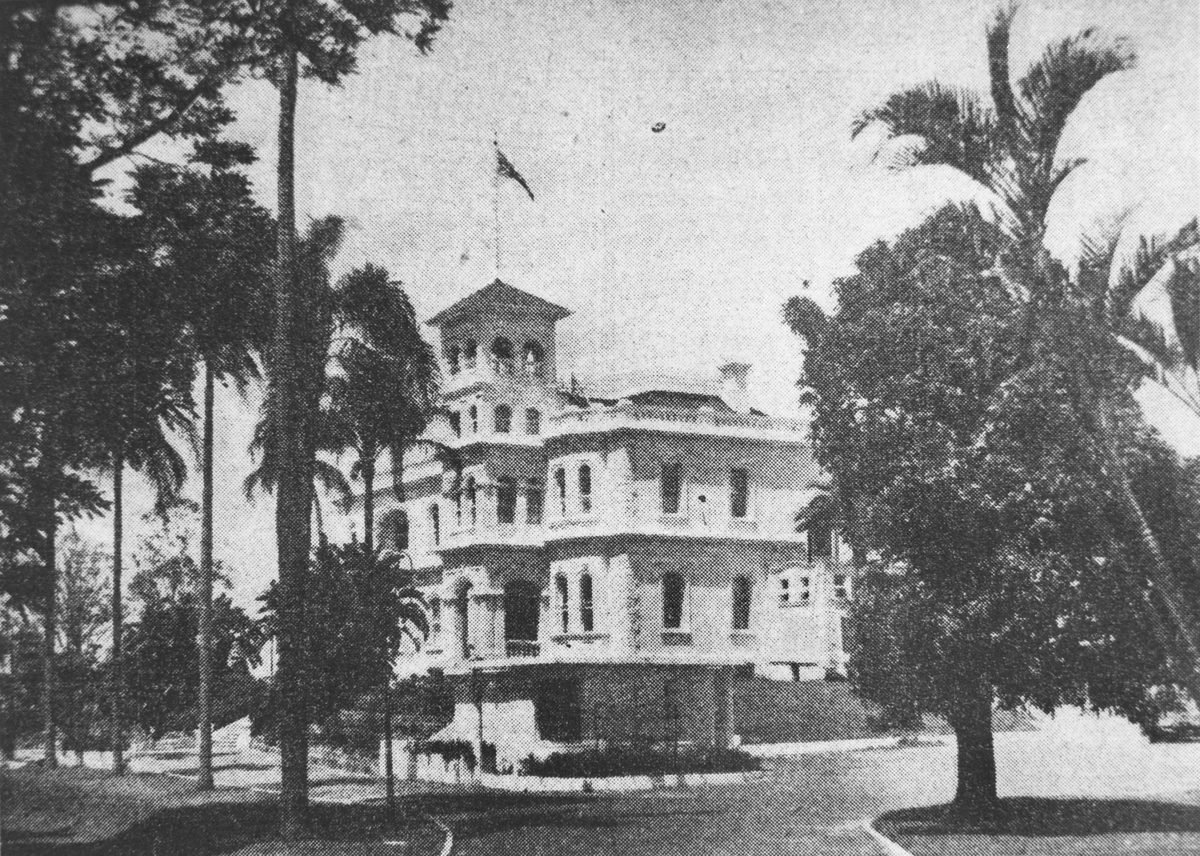 Fernberg House, the Governor's residence in Brisbane, Queensland, 1952