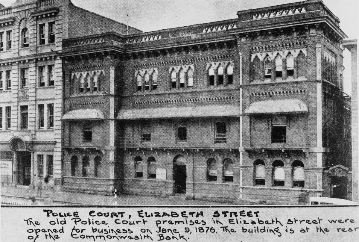 Police Court, Elizabeth Street, Brisbane, 1920